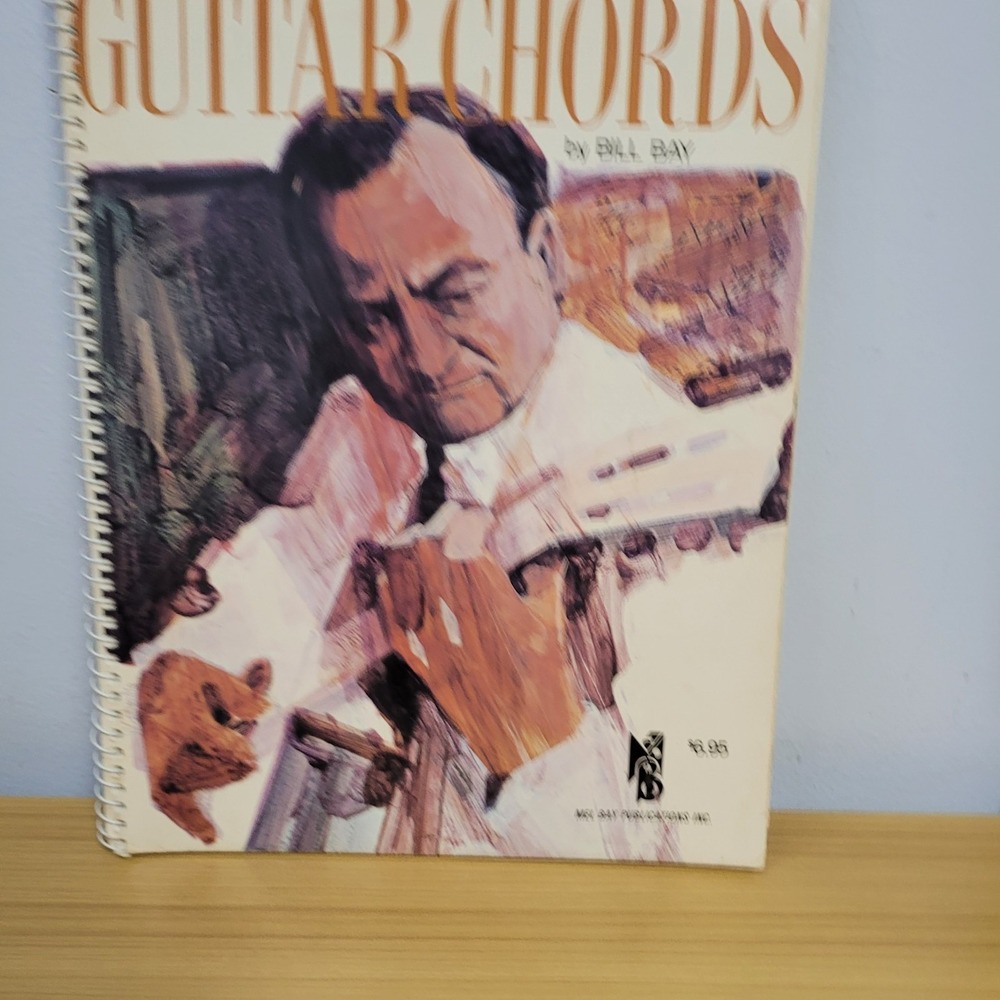 Mel Bay's Deluxe Encyclopedia of Guitar Chords by Bill Bay 1971 Spiral Bound